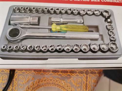 40pcs combination socket wrench set