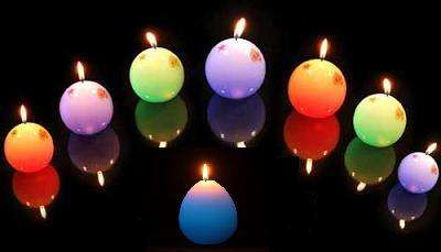 Glowing Colour morphing LED Candle - Great for Valentines