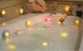 Colour Changing floating LED light with suction cup - Set of TWO