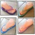 Stunning funky flip-flops Size 4 - GREEN
