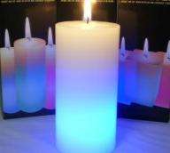 LARGE COLOUR CHANGING WAX CANDLE **AMAZING** GREAT FOR VALENTINES