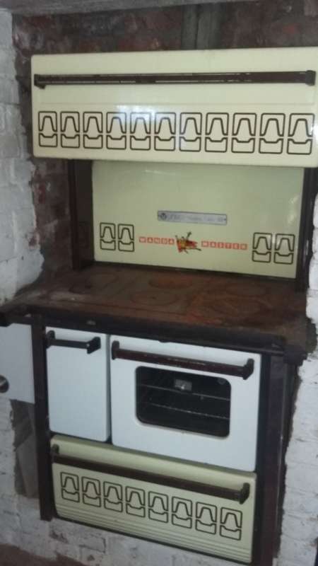 Rare antique coal stove complete