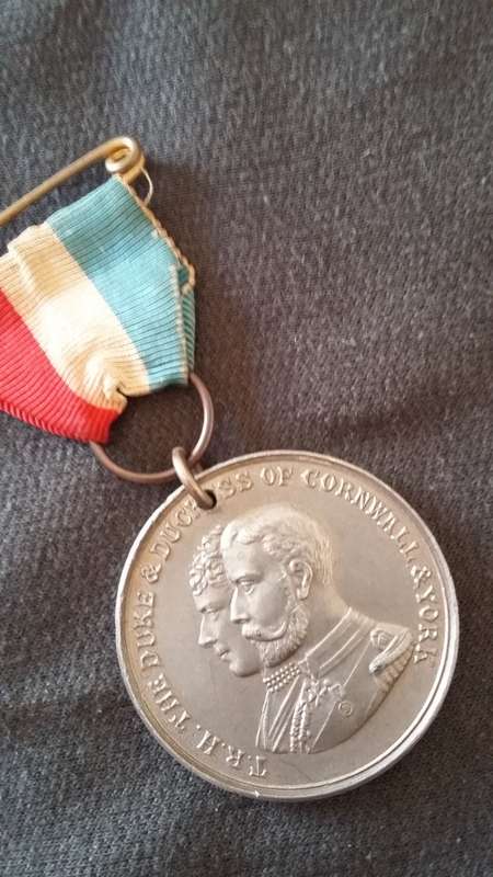 Rare 1901 Simon's Town Royal Commemorative Medal