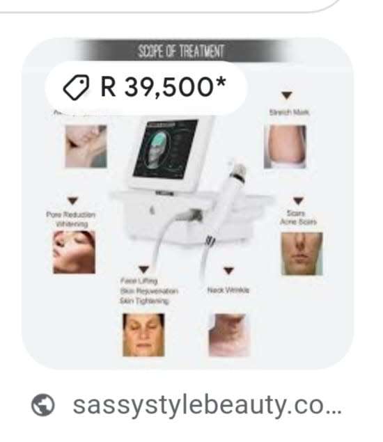 Fractional RF Microneedling Machine for beauty and wellness business.