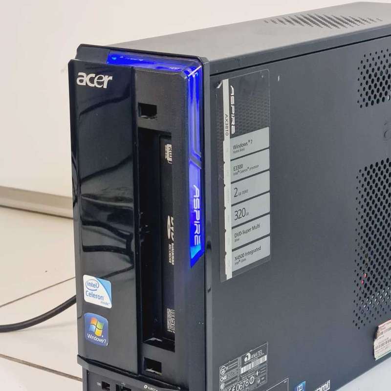 Acer Aspire AX3810 pc with HDMI OPTICAL CABLE slot and more