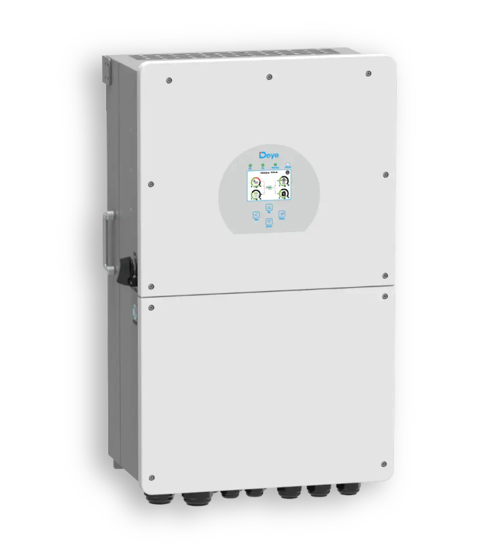 DEYE: 12KW SINGLE PHASE HYBRID INVERTER - VOC: 800V BATTERY: 48V CT&WIFI INCL