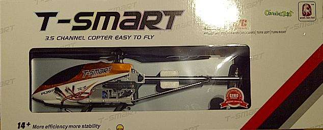***75CM***75CM***75CM*** T SMART 3.5ch Radio Control Alloy HELI with Built in Gyro
