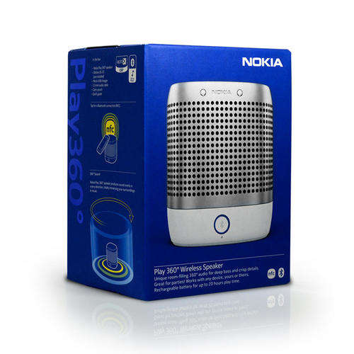 ***Nokia MD-50W Bluetooth PLAY 360 Surround Sound Portable Speaker*** BRAND NEW SEALED IN BOX