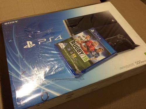 ***PLAYSTATION 4 500GB with Rugby 2015*** Brand New Sealed