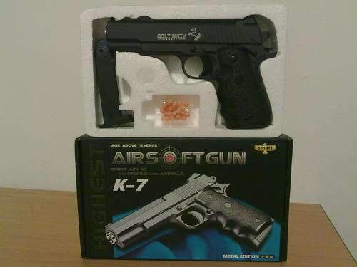K-7 METAL EDITION BLOWBACK AIRSOFT GUN (Postage is R20)