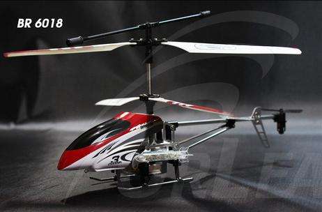 32cm - 3.5 CHANNEL METAL FRAME HELICOPTER WITH GYRO - (postage only R35)