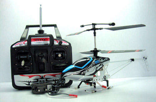 4 hours Auction ***4 CHANNEL RADIO CONTROL*** 42cm BIRD OF PREY HELI with built in GYRO