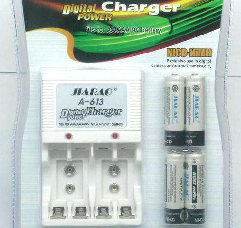 ***4 x AA RE-CHARGEABLE BATTERIES with CHARGER***