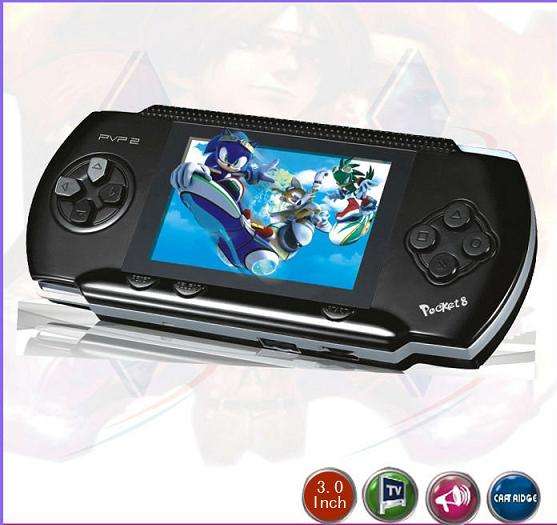 PVP 2 Pocket 8 Game Console - LCD screen with 1000's of games - similar styling to the PSP