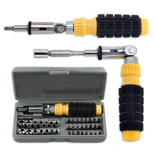 ***41pc Compact Ratchet Driver & Socket Home Tool Set***