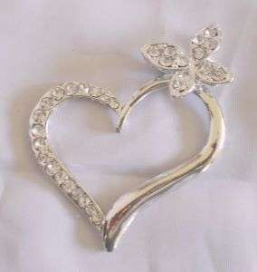 HEART WITH BUTTERFLY NECKLACE