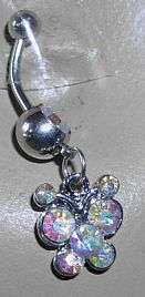 PRETTY BUTTERFLY BELLYRING