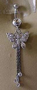 PRETTY BUTTERFLY BELLYRING