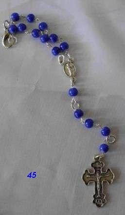 ROYAL BLUE CAR ROSARY