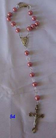 MAUVE CAR  ROSARY