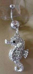 PRETTY SEAHORSE  BELLYRING