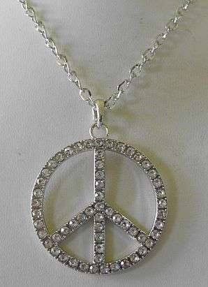 NECKLACE WITH PEACE PENDANT