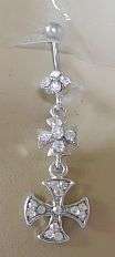 PRETTY MALTESE CROSS BELLYRING
