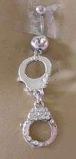 CUTE HANDCUFFS BELLYRING