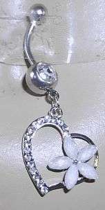 PRETTY HEART BELLYRING