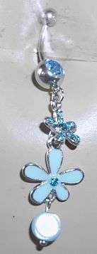 PRETTY FLOWER BELLYRING