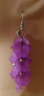 PRETTY PURPLE EARRINGS