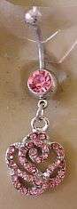 STUNNING ROSE BELLYRING