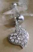 PRETTY HEART  BELLYRING