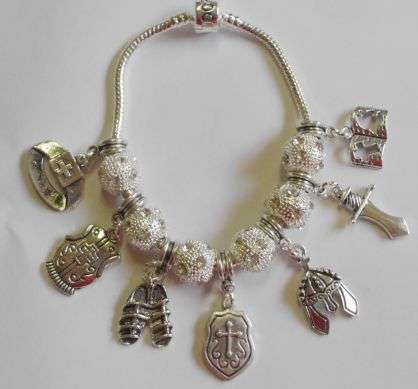 ARMOUR OF GOD CHARM BRACELET