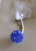 PRETTY BLUE SHAMBALLA BELLYRING