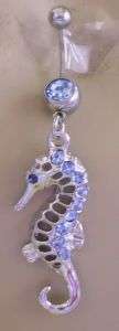 PRETTY SEAHORSE BELLYRING
