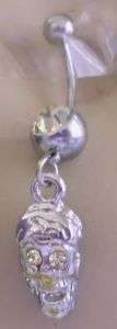 SKULL  BELLYRING
