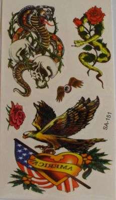 Colour Temporary Tattoo