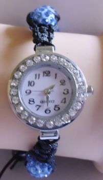 LADIES BLUE BLING WATCH