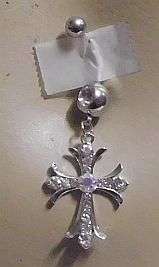 STUNNING CROSS BELLYRING