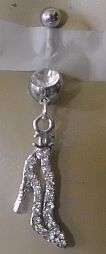 PRETTY HIGH HEELED SHOE BELLYRING