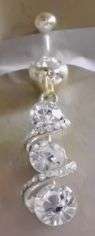 STUNNING DIAMANTE BELLYRING
