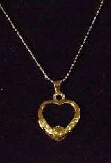 DAINTY NECKLACE WITH BLING HEART