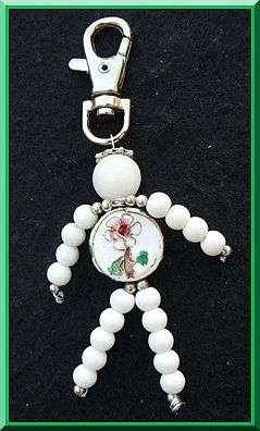 Fun Shaped Beaded Keyring
