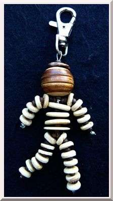 Fun Shaped  Beaded Keyring