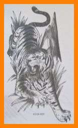 Tiger Temporary Tattoo