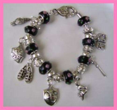 ARMOR OF GOD "HEATHER"  CHARM BRACELET