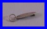 VINTAGE SILVER SURFBOARD CHARM