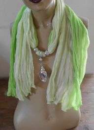 STUNNING LIGHT GREEN SCARF