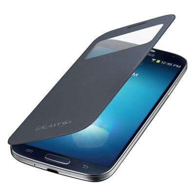 SAMSUNG GALAXY S4 S VIEW COVER/CASE (BLACK MIST). FREE SHIPPING.....